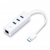 Hub USB TP-Link UE330, 3x USB 3.0, Gigabit Ethernet e Plug and Play