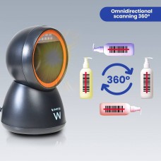Leitor Código Barras Ewent EW3450 Desktop Hands-Free USB, 1D