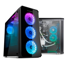 Caixa NOX Hummer TGX RGB - ATX, Mid-Tower, 3 Ventoinhas RGB, 2x USB 3.0