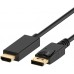 Cabo DisplayPort EWENT EC1431 4K 1.8m - HDMI Adaptador, 4K, 1.8m