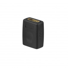 Adaptador EWENT EC1373 HDMI Fêmea-Fêmea: Preto, Dourado, 2160p, Conector Reto