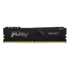 Memória Kingston Fury Beast 8GB DDR4 3200MHz, Dissipador de Calor e XMP 2.0