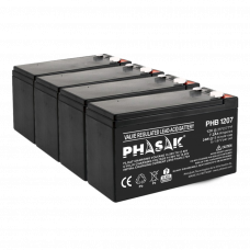 Bateria Phasak PHB 1207 p/ UPS 12V 7A