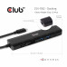 Base Club3D USB-C, HDMI, Ethernet, 100W PD, Leitor de Cartões 4K