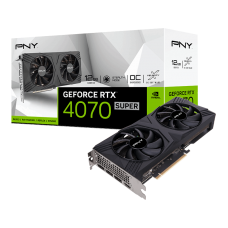 Placa Gráfica PNY RTX 4070S 12GB VERTO OC Dual Fan, GDDR6X, 2490 MHz Boost, 3x DisplayPort Placa Gráfica PNY RTX 4070S 12GB VERTO OC Dual Fan, GDDR6X, 2490 MHz Boost, 3x DisplayPort
