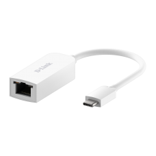 Adaptador de Rede D-Link DUB-E250 USB-C, Gigabit Ethernet, Branco