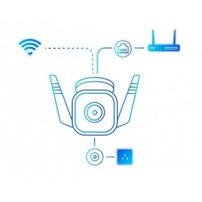Câmara de Segurança TP-Link TAPO C310 Wifi, 3MP, Visão Noturna, Exterior
