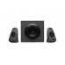 Colunas Logitech Z625 2.1 - 200W, Universal, Preto, 3.5mm Colunas Logitech Z625 2.1 - 200W, Universal, Preto, 3.5mm