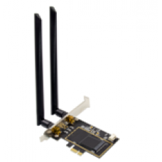 Adaptador OEM PCIe para M.2 sem Wi-Fi, baixo perfil, 2 antenas 5dBi, cabo USB