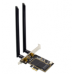 Adaptador OEM PCIe para M.2 sem Wi-Fi, baixo perfil, 2 antenas 5dBi, cabo USB