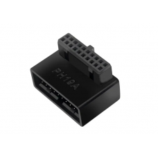 Adaptador USB 3.0 90º IDC 19 pinos fêmea -> Type A fêmea