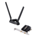Placa de Rede Asus PCE-AX58BT Wi-Fi 6 (802.11ax) PCIe, Bluetooth 5.0, 2402 Mbps Placa de Rede Asus PCE-AX58BT Wi-Fi 6 (802.11ax) PCIe, Bluetooth 5.0, 2402 Mbps