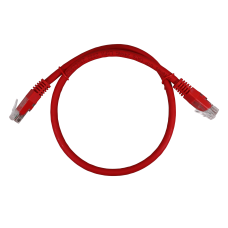 Cabo de Rede Phasak Cat.6 UTP 1m - Cobre, RJ45, Gigabit, Vermelho Cabo de Rede Phasak Cat.6 UTP 1m - Cobre, RJ45, Gigabit, Vermelho