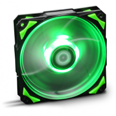 Ventoinha NOX Hummer H-Fan 120mm LED Verde, 1600 RPM, para Caixas ATX