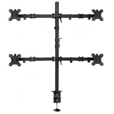 Suporte Monitor EWENT EW1514: Secretária, Ajustável em Altura, Rotação 360°, VESA 100x100