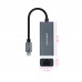 Adaptador NanoCable USB-C para Ethernet Gigabit, RJ45, 1000Mbps, Cinzento Adaptador NanoCable USB-C para Ethernet Gigabit, RJ45, 1000Mbps, Cinzento