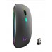 Rato Ewent Wireless + BT c/ bateria e RGB  1600dpi (EW3242)