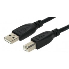 Cabo USB OEM 047-0007, USB A (M) - USB B (M) 3m, 2.0 Hi-Speed