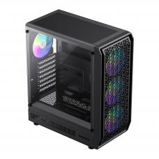 Caixa Gamemax Forge AB ATX, 2xUSB, 1xType-C, s/PSU
