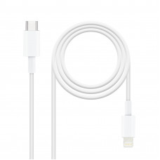 Cabo Lightning Nanocable 1m USB-C, carregamento rápido e resistente