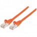 Cabo de Rede OEM Cat.6A S/FTP 0.25m Laranja - Conectividade Gigabit, AWG26/7 Cabo de Rede OEM Cat.6A S/FTP 0.25m Laranja - Conectividade Gigabit, AWG26/7