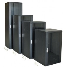 Armário OEM BLS 33U: Bastidor 19”, 33U, 600x600mm, Preto, Pavimento