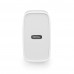 Carregador EWENT EW1320, USB-C 20W, Power Delivery 3.0, Branco, para Smartphones