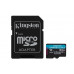 Cartão Mem MicroSD 64GB SDCG3 Kingston Canvas Go Plus Cl10