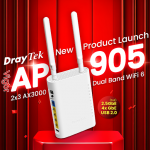 Novo modelo de AP DrayTek Wi-Fi 6 (802.11ax), VigorAP 905