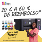 Promoção CashBack: de 10€ a 60€ de reembolso com EcoTank