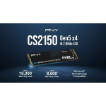 A PNY apresenta o SSD CS2150 M.2 NVMe PCIe Gen5 x4, transformando o armazenamento com um desempenho e uma fiabilidade sem paralelo