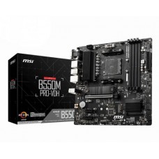 Placa-mãe MSI B550M PRO-VDH AM4: B550, micro ATX, DDR4, 128GB