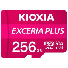 Micro SD Kioxia 256GB Exceria Plus UHS-I C10 R98 CON Adaptador