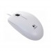 Rato Logitech B100 Óptico com Fio: Branco, 3 botões, 800 DPI