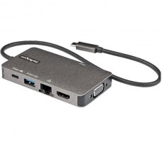 StarTech.com USB-C Multiport Adapter, USB-C to 4K 30Hz HDMI or 1080p VGA, USB Type-C Mini Dock with 100W Power Delivery Passthrough, 3-Port USB 3.0 Hub 5Gbps, GbE, 12 StarTech.com USB-C Multiport Adapter, USB-C to 4K 30Hz HDMI or 1080p VGA, USB Type-C Mini Dock with 100W Power Delivery Passthrough, 3-Port USB 3.0 Hub 5Gbps, GbE, 12