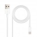 Cabo USB-A para Lightning Nanocable 2m Branco Cabo USB-A para Lightning Nanocable 2m Branco