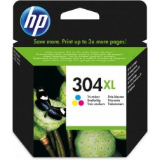 Cartucho HP 304XL Tricolor (N9K07AE) - Alto Rendimento, Injeção de Tinta, Pigmentos Cartucho HP 304XL Tricolor (N9K07AE) - Alto Rendimento, Injeção de Tinta, Pigmentos