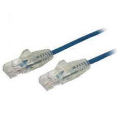 StarTech.com 1.5m Slim LSZH CAT6 Ethernet Cable, 10 Gigabit Snagless RJ45 100W PoE Patch Cord, CAT 6 10GbE UTP Network Cable w/Strain Relief, Blue, Fluke Tested/ETL, Low Smoke Zero Halogen - Category 6 - 28AWG (N6PAT150CMBLS) - Cabo patch - RJ-45 (M)