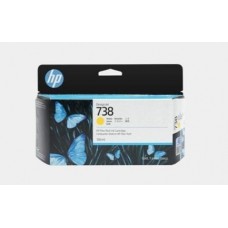 Cartucho HP DesignJet 738 Amarelo 130ml
