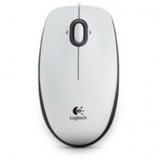 Rato Logitech B100 - Ótico, 800 DPI, USB, Branco