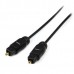 StarTech.com 15 ft Thin Toslink Digital Optical SPDIF Audio Cable - 15ft / 15 Feet Optical Audio Cable (THINTOS15) - Cabo de áudio digital (óptico) - SPDIF - TOSLINK macho para TOSLINK macho - 4.6 m - fibra óptica - preto - para P/N: FPCEILPTBLP, FPW StarTech.com 15 ft Thin Toslink Digital Optical SPDIF Audio Cable - 15ft / 15 Feet Optical Audio Cable (THINTOS15) - Cabo de áudio digital (óptico) - SPDIF - TOSLINK macho para TOSLINK macho - 4.6 m - fibra óptica - preto - para P/N: FPCEILPTBLP, FPW