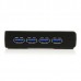 4 Port Black SuperSpeed USB 3.0 Hub
