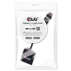 Adaptador Club 3d DisplayPort 1.2 para HDMI 2.0 4K a 60Hz (CAC-2070)