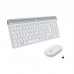 Kit Teclado e Rato Logitech MK470: Inalâmbrico, Silencioso, Branco Kit Teclado e Rato Logitech MK470: Inalâmbrico, Silencioso, Branco
