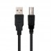 Cabo Impressora Nanocable, USB 2.0, Macho-Macho, 3m, Preto Cabo Impressora Nanocable, USB 2.0, Macho-Macho, 3m, Preto