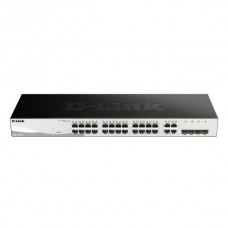 Switch D-Link DGS-1210-28P/E: Gigabit PoE+, 24 Portas PoE, 4 SFP