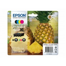 Epson 604 - pack de 4 - XL - preto,amarelo,azul cyan,magenta - original - tinteiro - C13T10H64020 Epson 604 - pack de 4 - XL - preto,amarelo,azul cyan,magenta - original - tinteiro - C13T10H64020