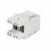 Conector Keystone RJ45 Cat6 StarTech.com C6KEY110SWH - Branco, 180º, Tipo 110 Conector Keystone RJ45 Cat6 StarTech.com C6KEY110SWH - Branco, 180º, Tipo 110
