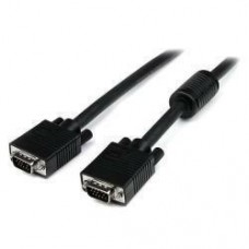 StarTech.com 2m Coax High Resolution Monitor VGA Video Cable HD15 M/M - Cabo VGA - HD-15 (VGA) (M) para HD-15 (VGA) (M) - 2 m - moldado - preto