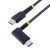 StarTech.com 6in (15cm) USB C Charging Cable Right Angle, 60W PD 3A, Heavy Duty Fast Charge USB-C Cable, USB 2.0 Type-C, Durable and Rugged Aramid Fiber, S20/iPad/Pixel - High Quality USB Charging Cord (R2CCR-15C-USB-CABLE) - Cabo USB - 24 pin USB-C sem_imagem
